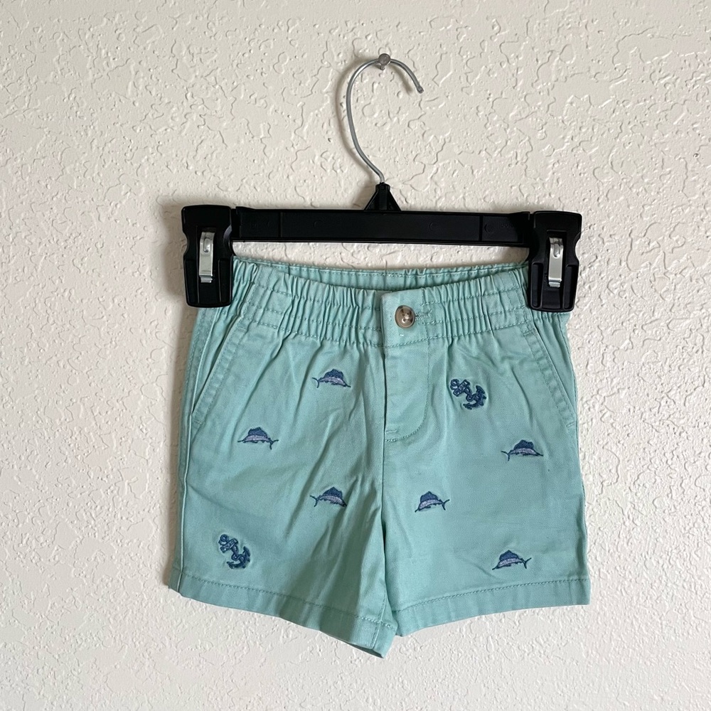 Polo Ralph Lauren Baby Boy Green Prepster Marlin Stretch Chino Short